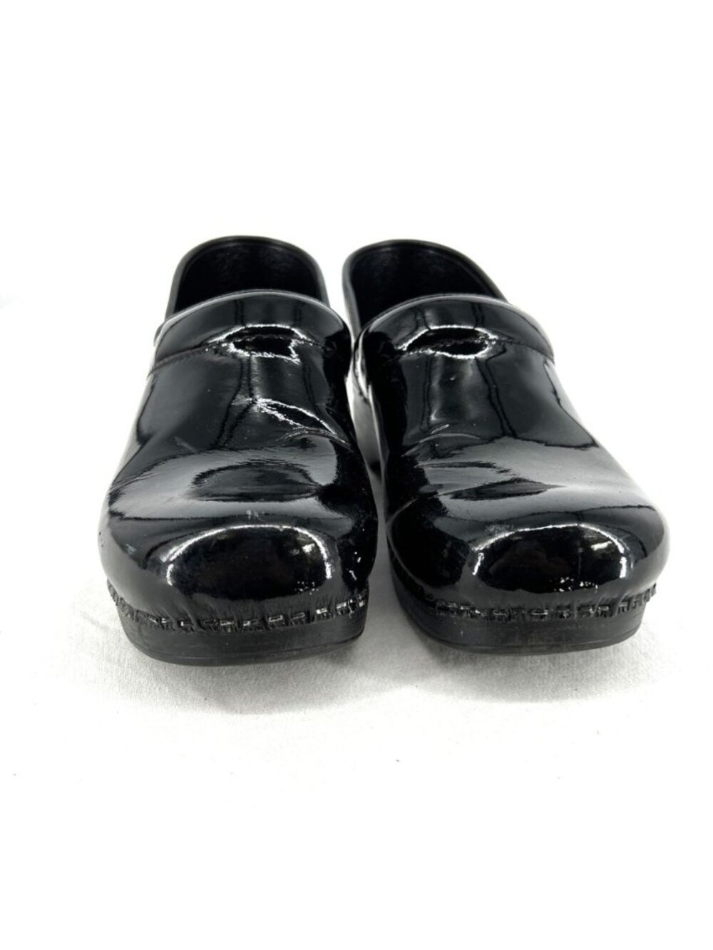 Dansko XP 2.0 Women’s Black Patent Leather Clogs Sz 40 US 9 Platform Loafers - Picture 2 of 11